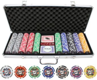 11.5g 500pc Big Slick Poker Chip Set