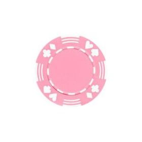 25pc 11.5g Double Suited Poker Chips (10 colors)-Pink