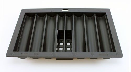 300pc Casino Poker Dealer Chip Tray