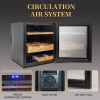50L Cigar Humidors with 3-IN-1 Cooling, Heating & Humidity Control, 250 Counts Capacity Cigar Humidor Humidifiers with Constant Temperature Controller