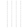 Wall Mounted Wine Rack for 24 Bottles 2 pcs White Iron
