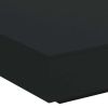 Coffee Table with LED Lights Black 39.4"x39.4"x12.2"