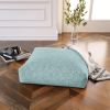 Jaxx Brio Large D√©cor Floor Pillow / Meditation Yoga Cushion, Shearling Faux Lamb, Mineral Green