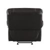Recliner Chair Sofa Manual Reclining Home Seating Seats Movie Theater Chairs, Brown