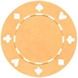 25pc 11.5g Suited Poker Chips (10 colors)-Yellow